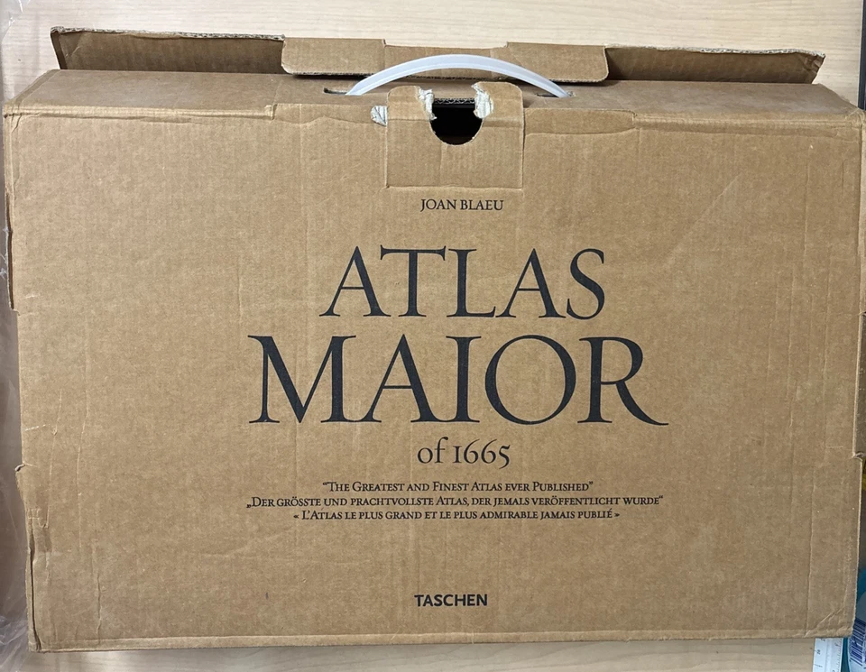 Atlas Maior Joan Blaeu Peter Van der Krogt Taschen HC w BOX Ger/Eng/Fre VeryGood - Image 2 of 4