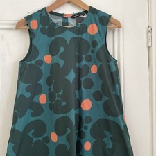 Marimekko x Uniqlo A Line Sleeveless Dress - Size XS (31" - 33" Chest) - Green