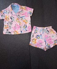 Bluey 2pc Pajama Set Girl Size M 7-8