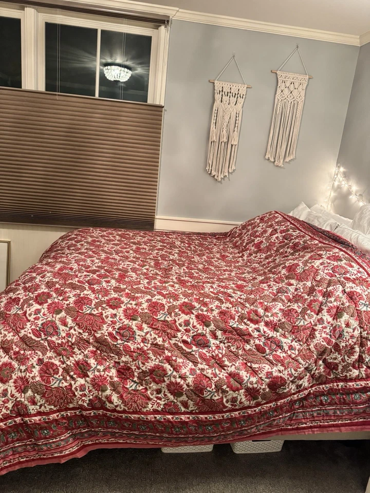 Edredón reversible completo Pottery Barn ~ Jane ~ Queen Foto 2 de 4