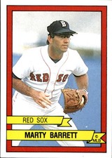 1989 '89 Panini Baseball Figure # 276 Marty Barrett