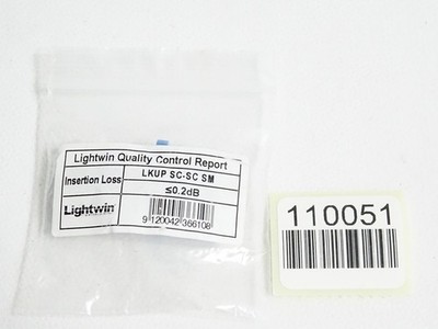 Lightwin LKUP SC-SC SM LWL Kupplung Simplex / Neu OVP