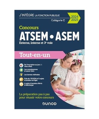 Concours ATSEM ASEM - Tout-en-un - 2024-2025: Externe, interne et 3e voie 