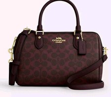 Coach Rowan Satchel In Signature Canvas
