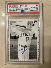 2018 Topps Heritage High Number - 1969 Topps Deckle Edge Shohei