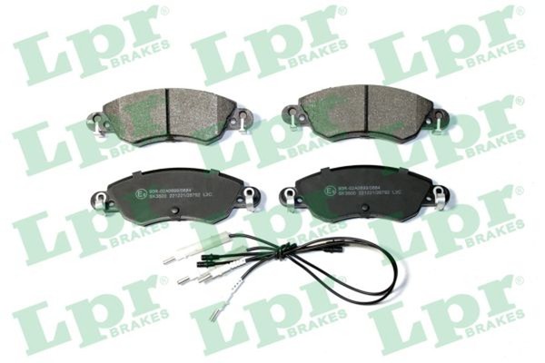 Bremsbelagsatz Scheibenbremse LPR 05P792 FüR C5 CitroËN 2 1 16V DC6FZB DC6FZE-image