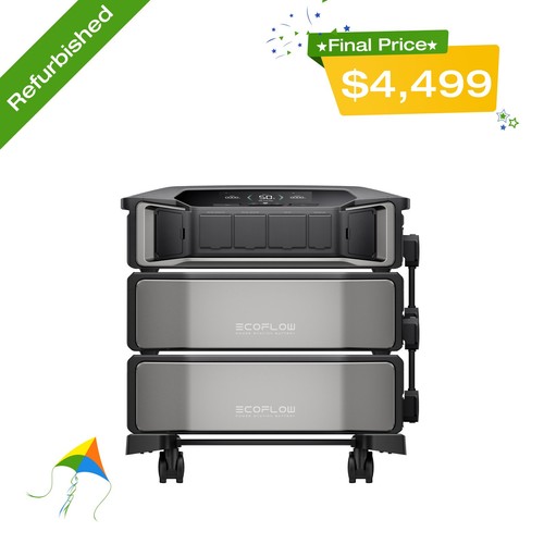 EcoFlow DELTA Pro Ultra 12kWh Power Station Lifepo4, Certified Refurbished