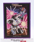 G1 Transformers Portfolio Pocket Folder 1986 Vintage Jazz Sky Warp