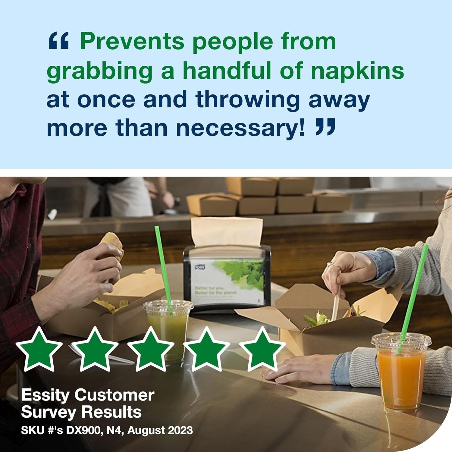 Tork Xpressnap White Dispenser Napkins N4 Advanced Interfold 1-Ply For Hygienic