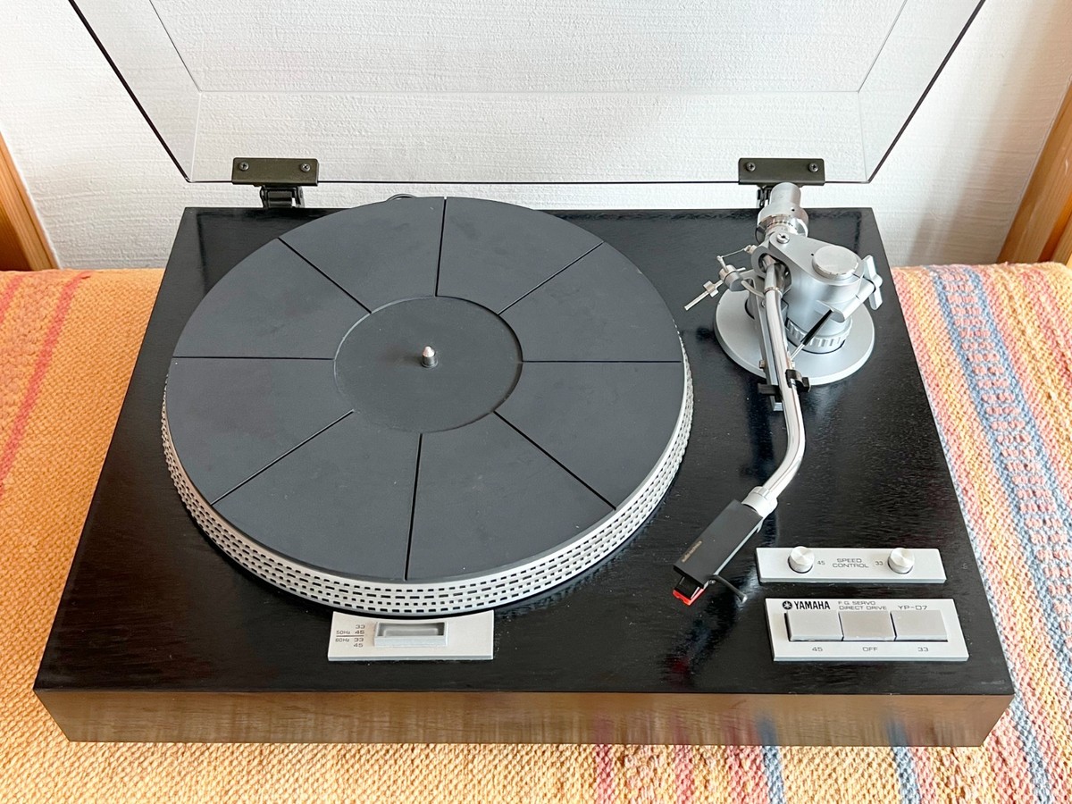 ヤマハダイレクトドライブステレオレコードプレイヤーYP-D7 Yamaha YP-D7 Direct Drive Record Player Turntable Confirmed