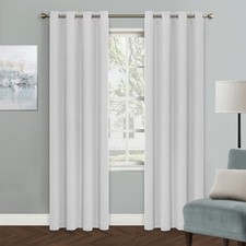 Curtains for Bedroom Living Room, 52"W x 80"L Pack of 1 Greyish White