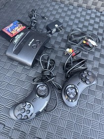 Sega Genesis AtGames Mini Console Black FB8280C Classic Game Console Bundle
