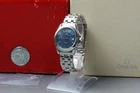w/ Box Omega Seamaster 120m Cal.1538 Blue 2511.31 Date Quartz Men Watch JAPAN