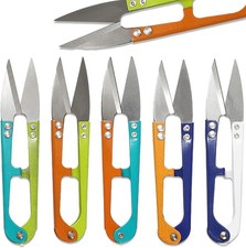 Embroidery Scissors Set of 5 Stainless Steel Thread Snips 4.1 Inch Multipurpose