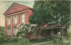 Hand-Colored Postcard John Westley Case House, Hartstown, Pennsylvania ca 1909