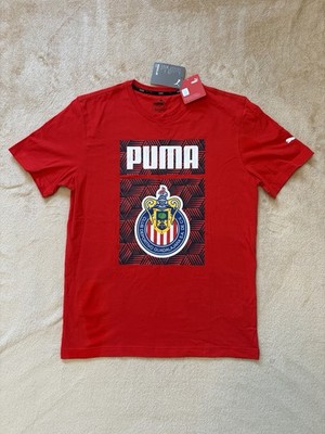 Puma x Chivas Guadalajara T-Shirt Rot   Neu mit Etikett   Regular Fit