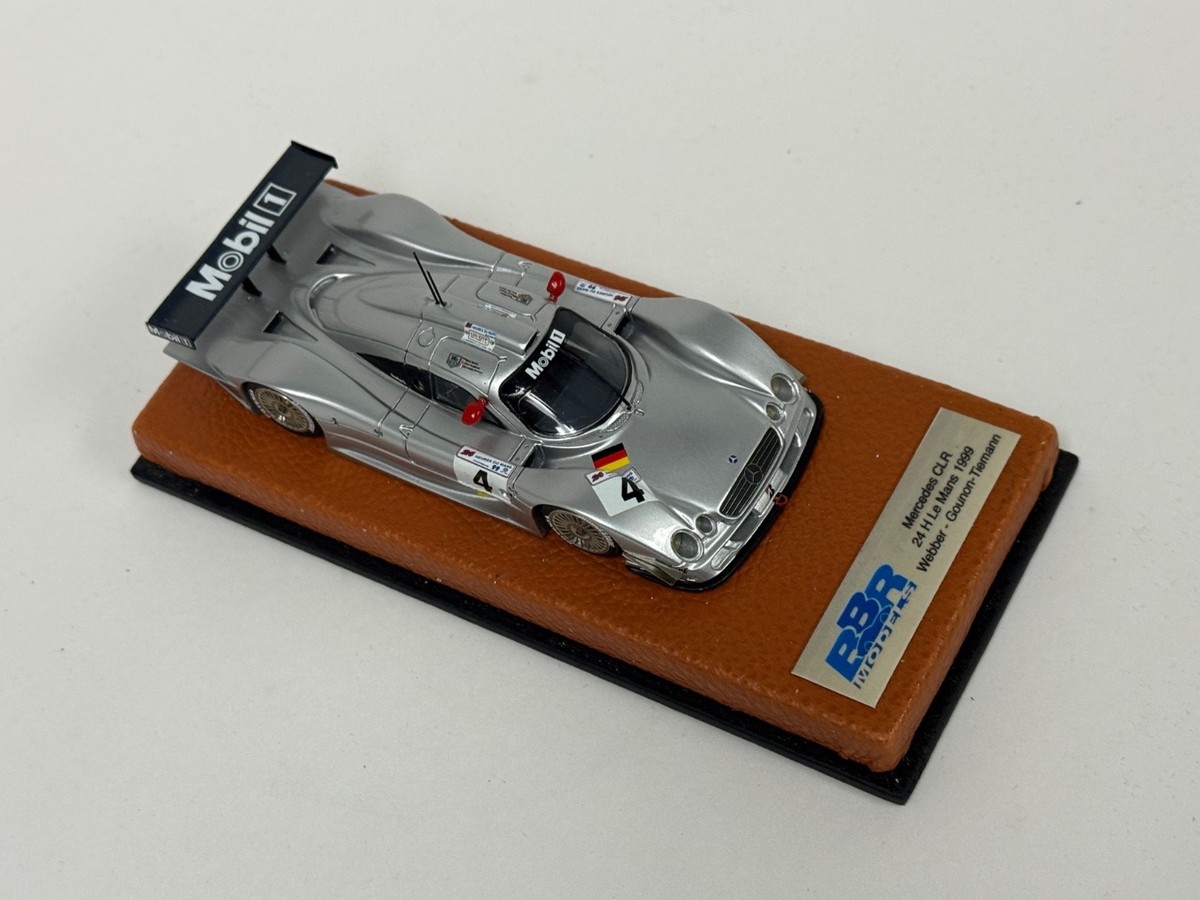 1/43 BBR Mercedes Benz CLR from 1999 24 Hours of Le Mans Leather