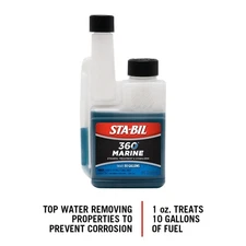 STA-BIL 22239 360 Marine Ethanol Treatment And Fuel Stabilizer for Boats - 8 oz