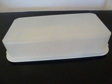 Tupperware Superstar 3 L mit Sevierplatte weiß  Kompaktus - 2 teilig