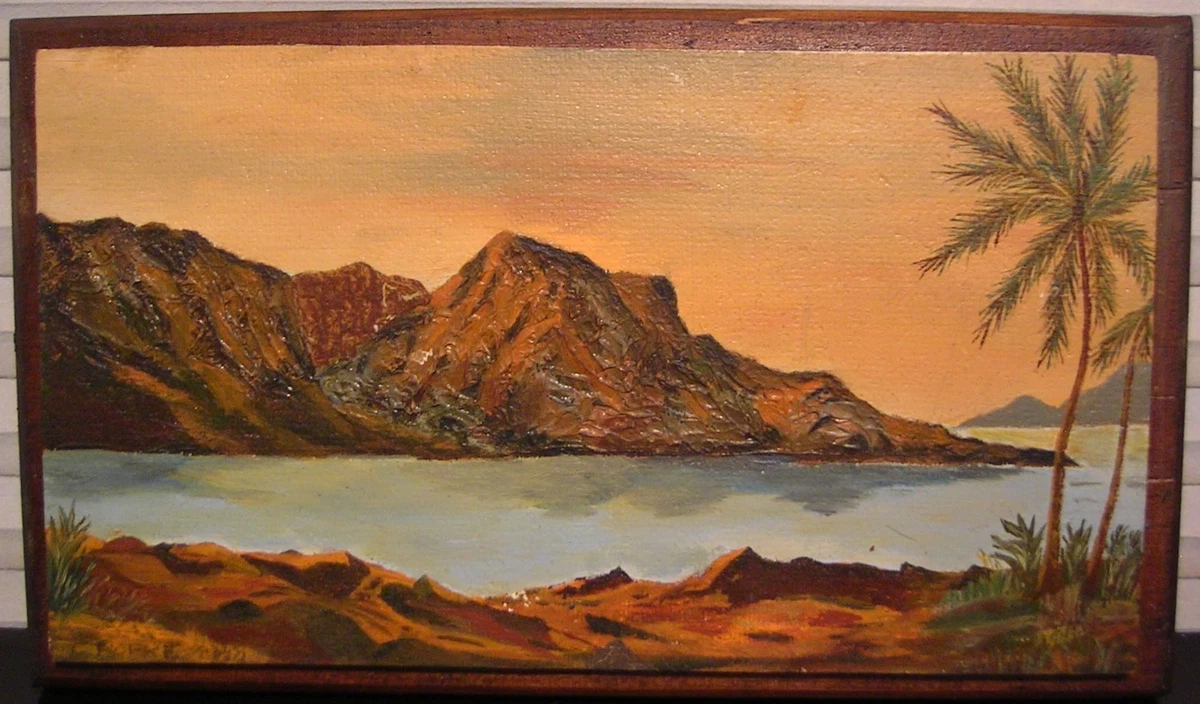 Preços baixos em Pintura a Óleo Sobre Tela Entardecer Pinturas de