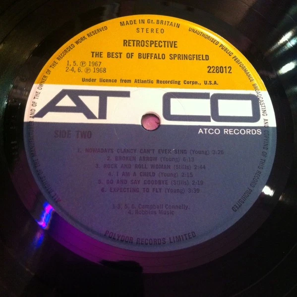 Buffalo Springfield - Retrospective - The Best Of Buffalo Springfield (LP, Comp) - Image 4 of 4