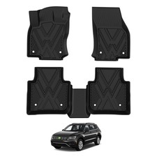 T TGBROS Floor Mats Custom Fit for 2018-2023 Volkswagen VW Tiguan Accessories...