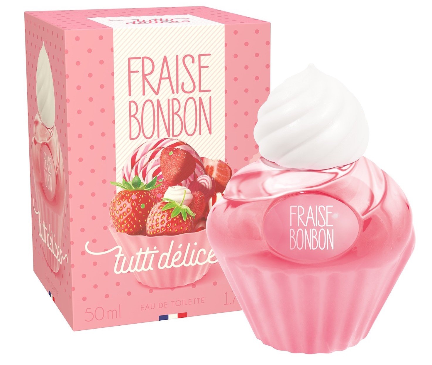 Parfum TUTTI Délices Fraise bonbon eau de toilette 50 ml pour l'été