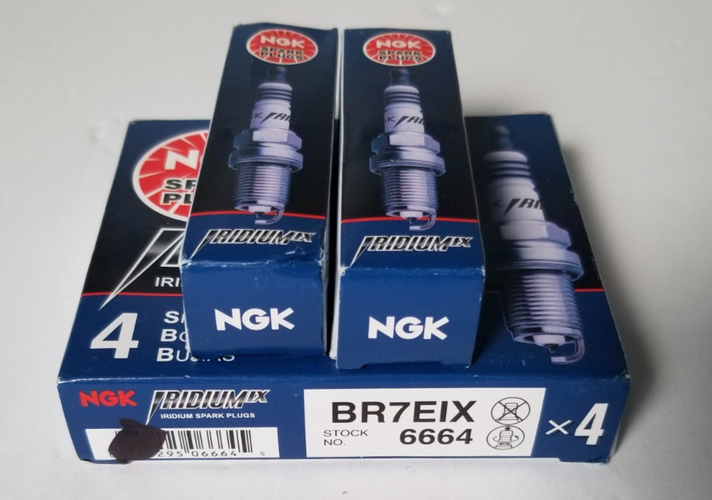 NGK BR7EIX IRIDIUM IX 6664 SPARK PLUG SET OF 6 BRAND NEW FREE SHIPPING