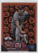 2023 Topps Update Jack-O'-Lantern Foil Jake Irvin #US224 1e19