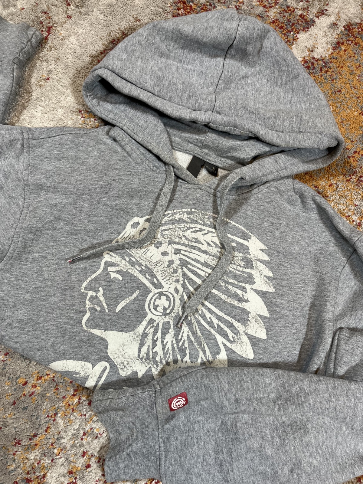 Element Skateboard Native Cheif Pullover Ash Grey… - image 15