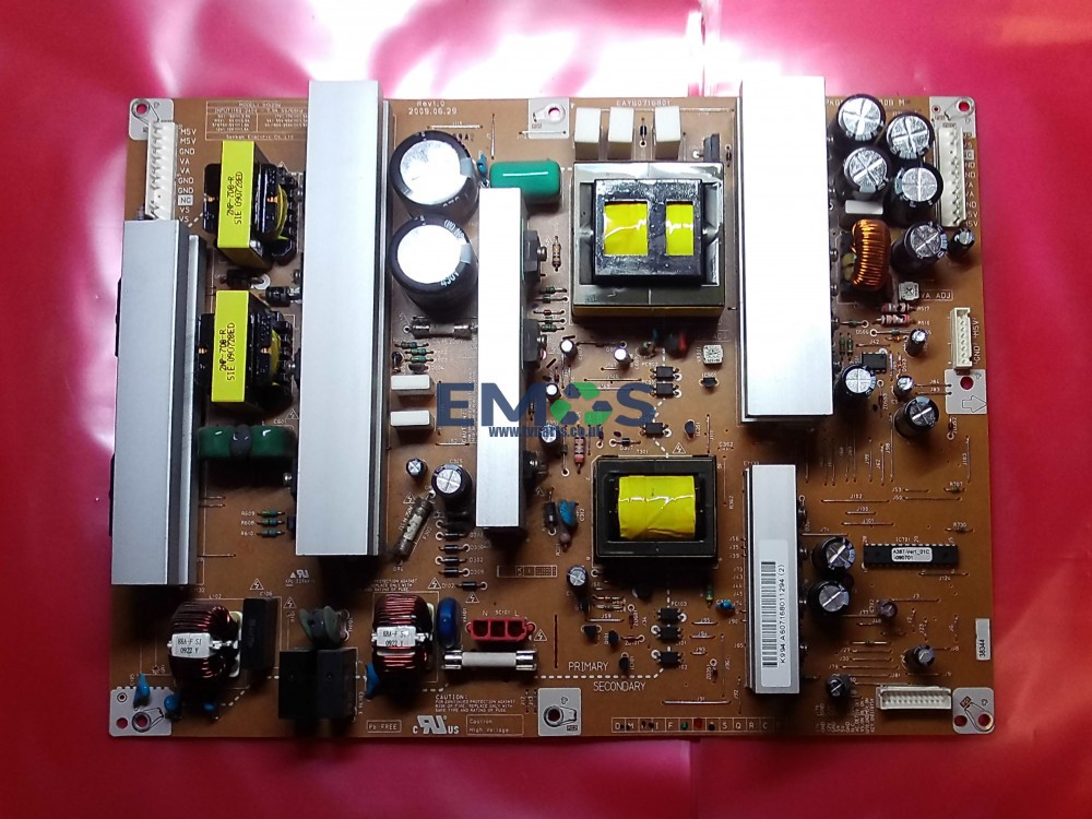 EAY60716801 POWER SUPPLY FOR LG GENUINE 50PS3000-ZB.BEKYLJP