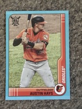 2021 Topps Big League - Veterans & Rookies Austin Hays #46 Electric Blue ORIOLES