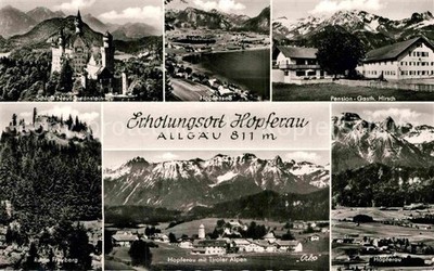 Hopferau Castle Neuschwanstein Hopfensee pension guest house ruin Freyberg Tirole