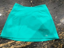 Alo Yoga Airbrush High-Waist Tennis Skort Green Size Large