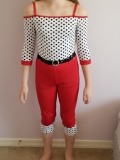 Kids' Dancewear/costume, leotard and matching pants.