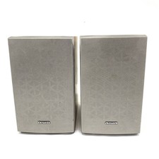 Aiwa SX-LEM30 Micro Altoparlanti Stereo Hi-Fi da Libreria, 6 ohm Entrambi Testati e Funzionanti