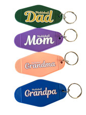 Pickleball Keychain  Sport Charm Keyring  Pickle Ball Gift for Players