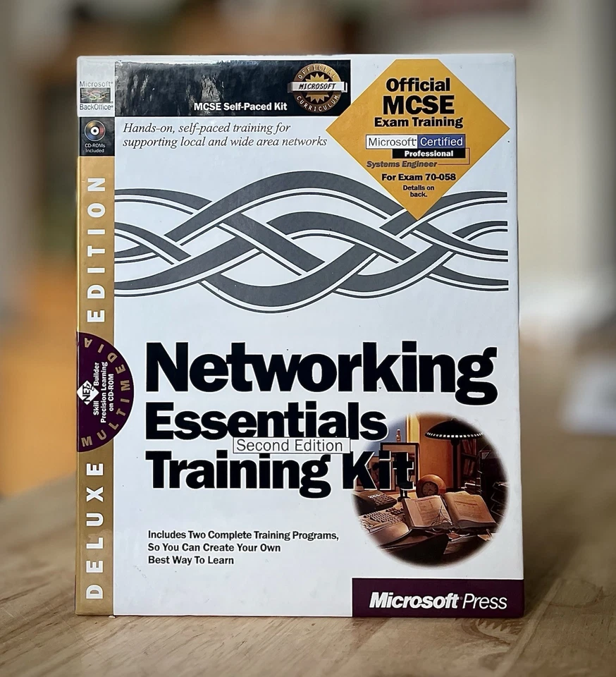 MCSE Microsoft Networking Essentials Training Deluxe Big Box Ed. W/ Backoffice - Image 3 of 4