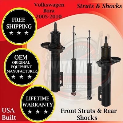 Monroe OEM Front Struts & Rear Shocks For 2005-2010 Volkswagen Bora 9 Yr Warran.