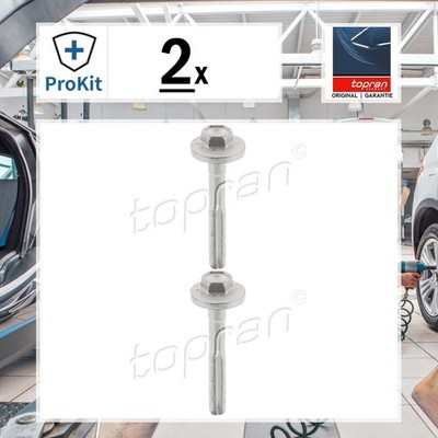 2x ORIGINAL  Topran Schraube, Spureinstellung Hinten, Links, Rechts für VW