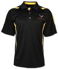 C8 Corvette Racing Pegasus Polo Shirt Blackyellow Xx-large Xx-l... Fast Ship
