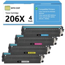 W2110A W2110X For HP 206A 206X Toner Laser jet Pro MFP M283cdw M283fdw Lot