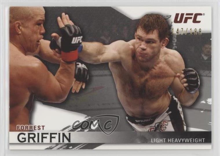2010 Topps UFC Knockout Silver 147/188 Forrest Griffin #33 a2e