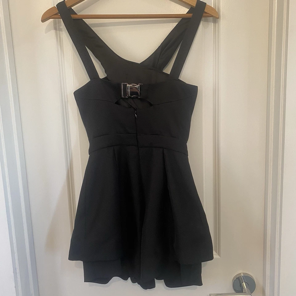 Finders Keepers Traje de Juego de Verano Mameluco con Recorte Resort Crucero Fiesta Listo, Talla XS Foto 2 de 4