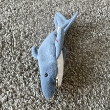 Ty Beanie Babies Crunch the Shark Plush 1996 Retired for Ages 4+ 4-11 Years