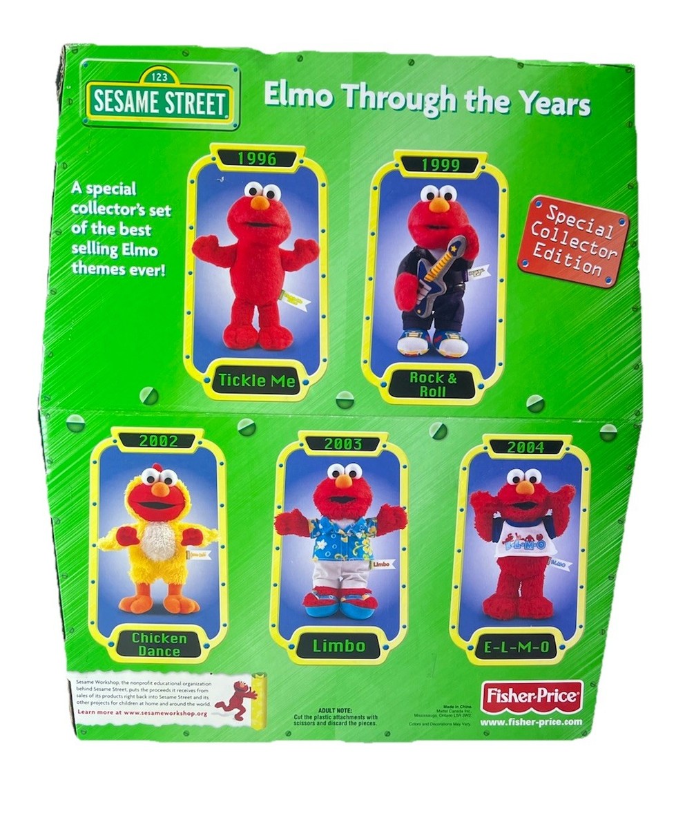 2007 Sesame Street Elmo Through The Years Special Collection