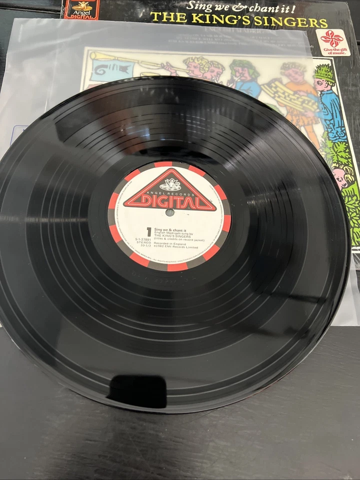 The King's Singers - Sing We & Chant It - English Madrigals [Angel EMI DS-37891] - Image 3 of 4