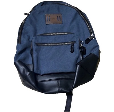 NWT Coach Cordura West Backpack F27609 QB/Denim Blue