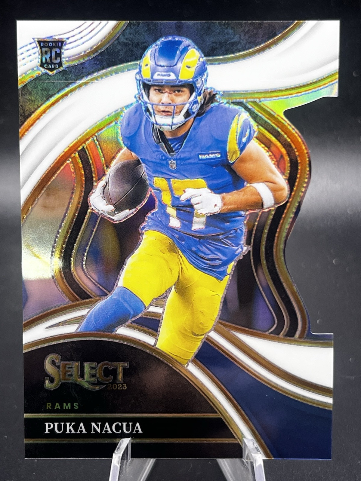 2023 Panini Select White Die Cut Club Level /199 Puka Nacua LA