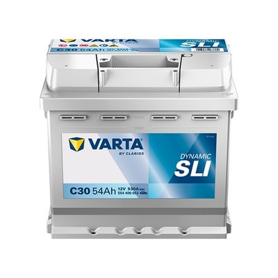 Batterie Silver Dynamic Varta C30 12V 54AH 530A 554400053 207x175x190mm
